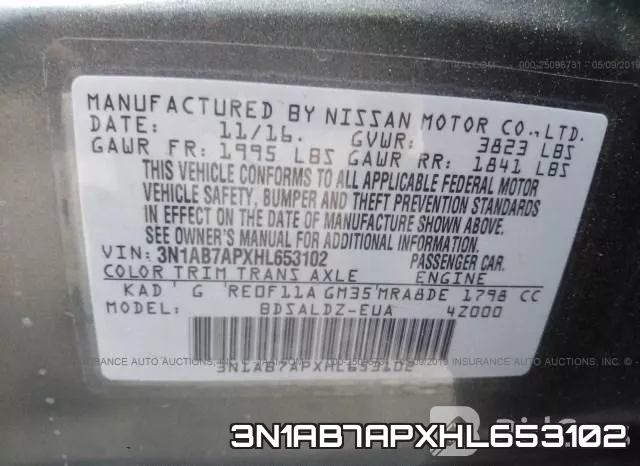 3N1AB7APXHL653102 фото 10