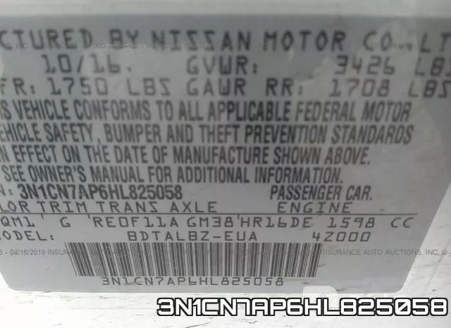 3N1CN7AP6HL825058 фото 10