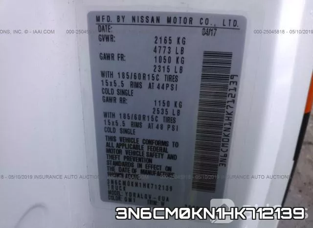 3N6CM0KN1HK712139 фото 10