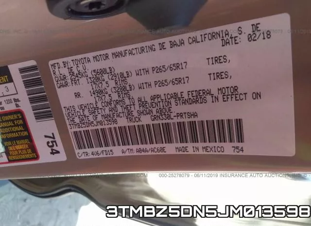 3TMBZ5DN5JM013598 фото 10
