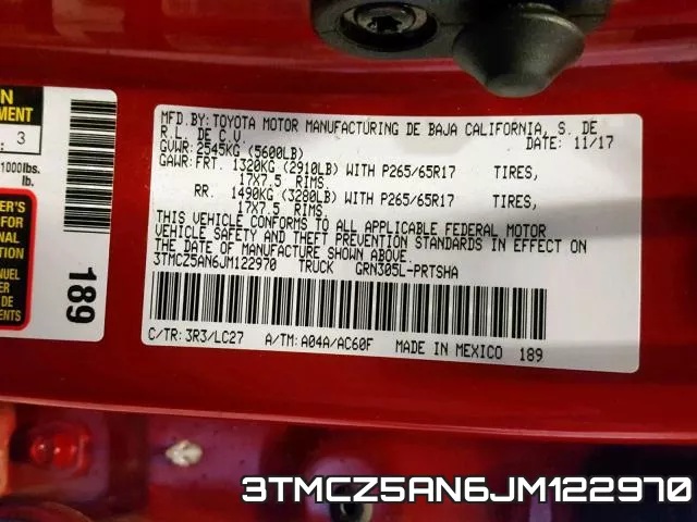 3TMCZ5AN6JM122970 фото 2