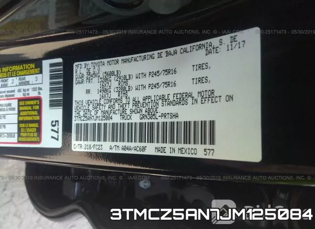 3TMCZ5AN7JM125084 фото 10