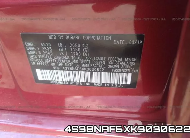 4S3BNAF6XK3030622 фото 10