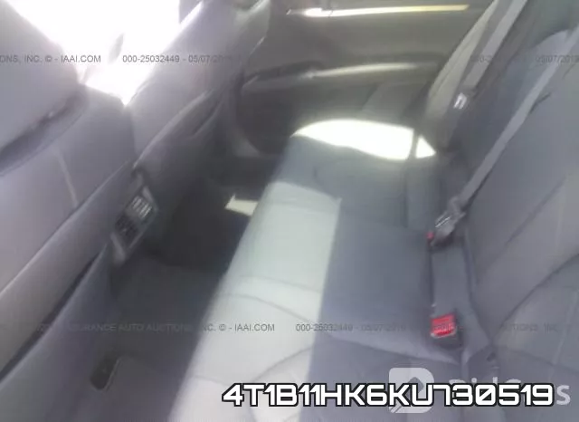 4T1B11HK6KU730519 фото 9
