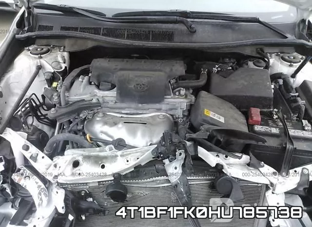 4T1BF1FK0HU785738 фото 2
