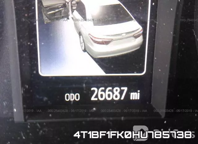 4T1BF1FK0HU785738 фото 8