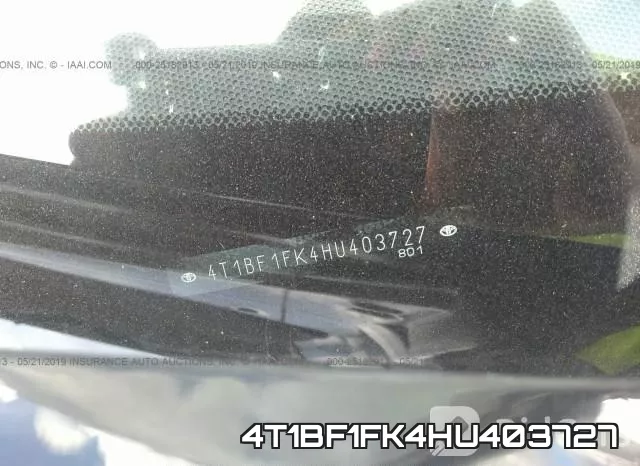 4T1BF1FK4HU403727 фото 10