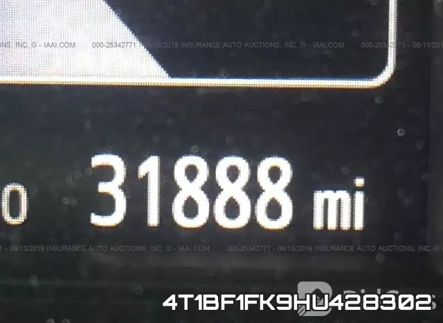 4T1BF1FK9HU428302 фото 8