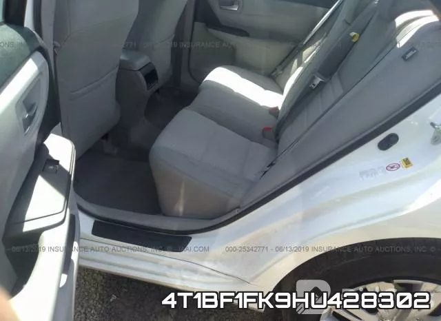 4T1BF1FK9HU428302 фото 9