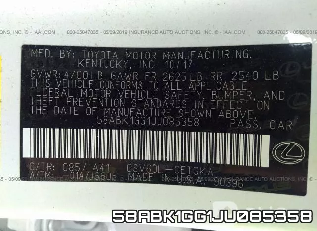 58ABK1GG1JU085358 фото 10