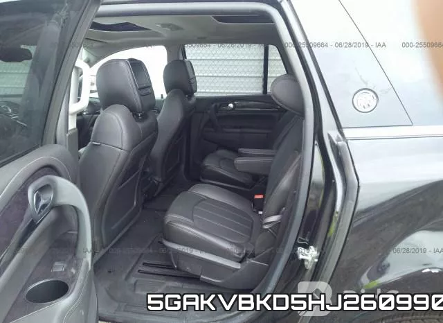 5GAKVBKD5HJ260990 фото 9