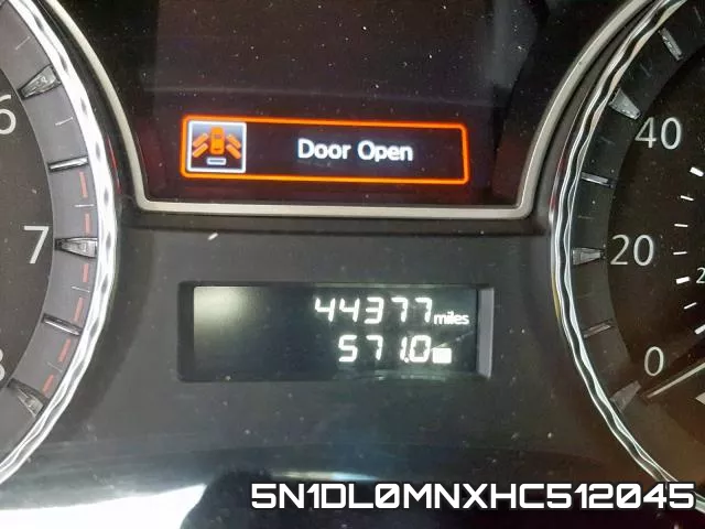 5N1DL0MNXHC512045 фото 9