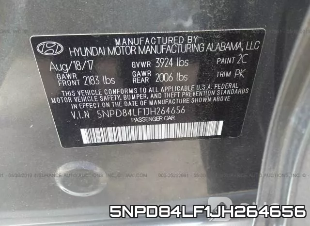 5NPD84LF1JH264656 фото 10