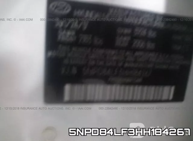5NPD84LF3HH184267 фото 9