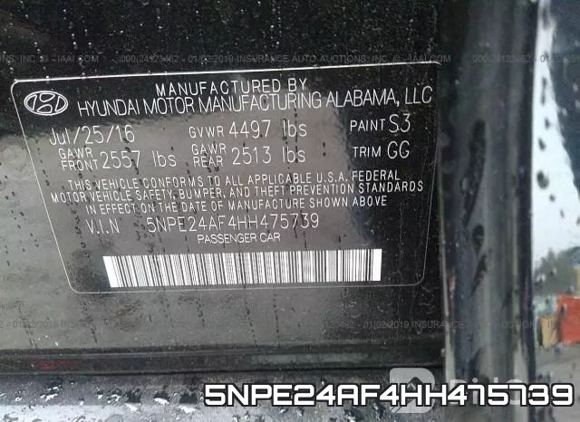 5NPE24AF4HH475739 фото 10