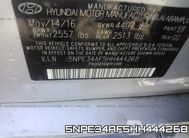 5NPE34AF5HH444268 фото 10