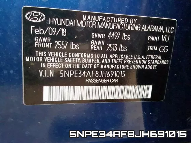5NPE34AF8JH691015 фото 2