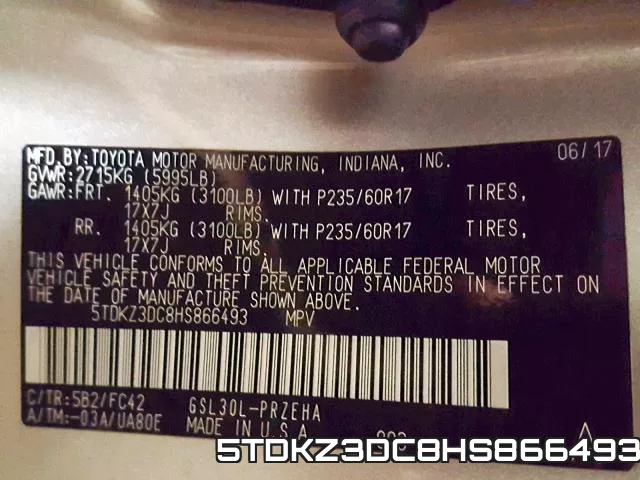 5TDKZ3DC8HS866493 фото 2
