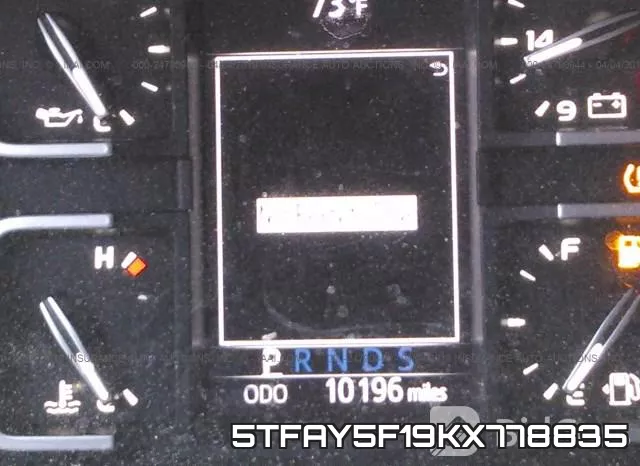 5TFAY5F19KX778835 фото 8