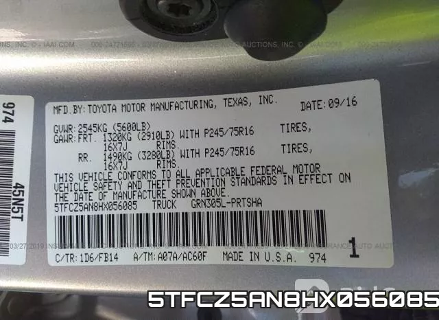 5TFCZ5AN8HX056085 фото 9