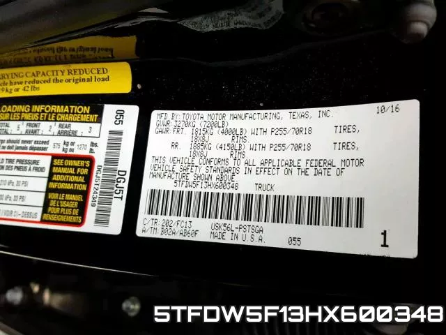 5TFDW5F13HX600348 фото 2