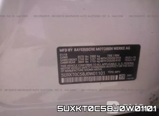 5UXKT0C58J0W01101 фото 10