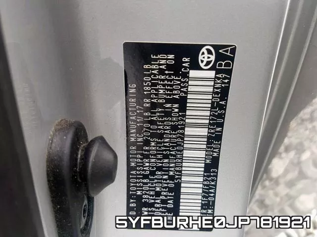5YFBURHE0JP781921 фото 2