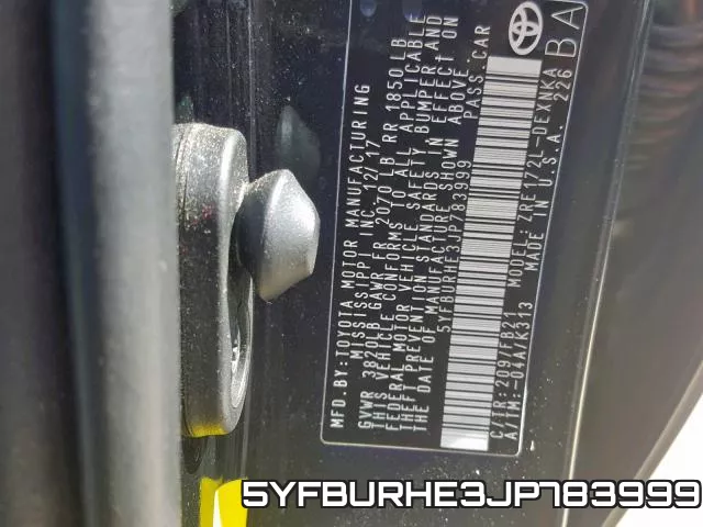 5YFBURHE3JP783999 фото 2