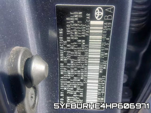 5YFBURHE4HP606971 фото 2