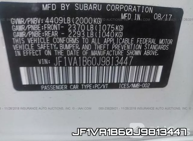 JF1VA1B60J9813447 фото 10