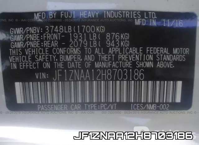 JF1ZNAA12H8703186 фото 10