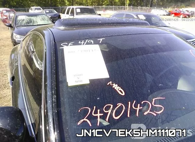 JN1CV7EK5HM111071 фото 2