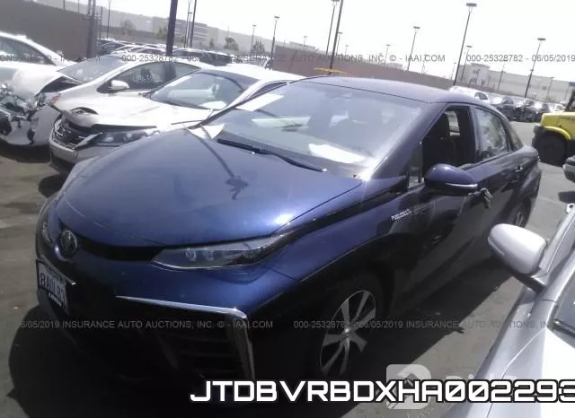 JTDBVRBDXHA002293 фото 3