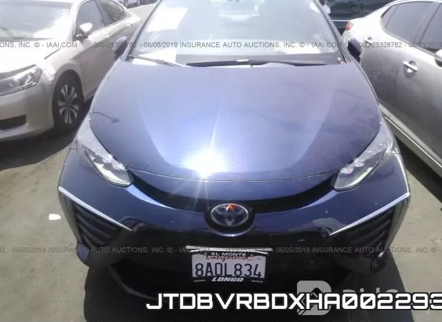 JTDBVRBDXHA002293 фото 7