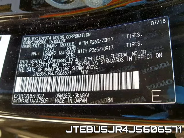 JTEBU5JR4J5606571 фото 2