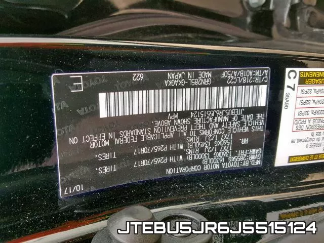 JTEBU5JR6J5515124 фото 2