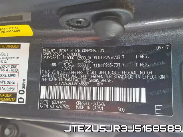 JTEZU5JR3J5168589 фото 2