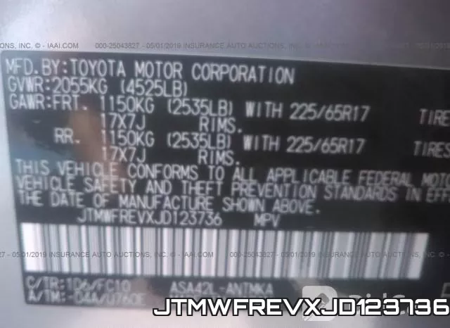 JTMWFREVXJD123736 фото 10