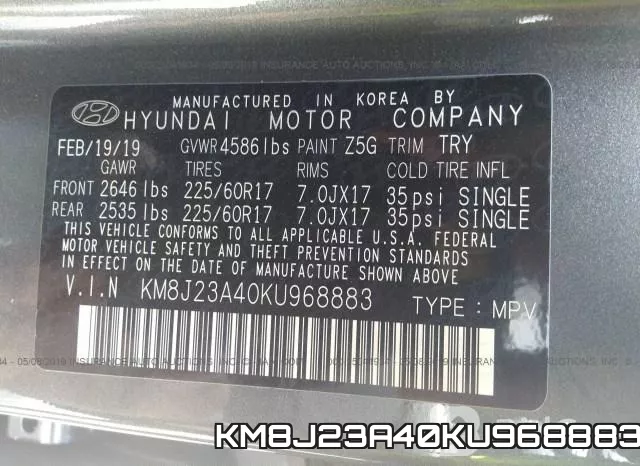 KM8J23A40KU968883 фото 10