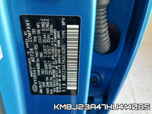 KM8J23A47HU414085 фото 2