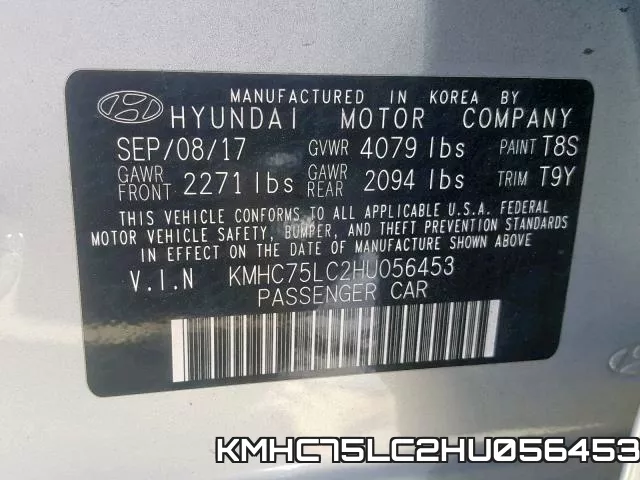 KMHC75LC2HU056453 фото 2