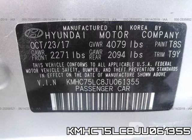 KMHC75LC8JU061355 фото 10