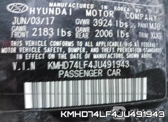 KMHD74LF4JU491943 фото 10