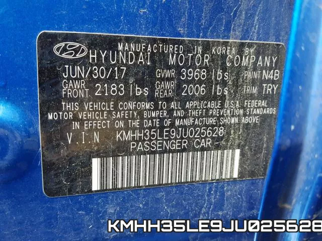 KMHH35LE9JU025628 фото 2