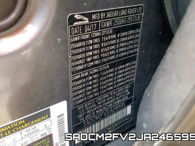SADCM2FV2JA246595 фото 2