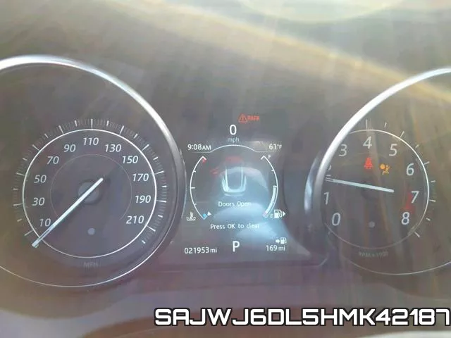 SAJWJ6DL5HMK42187 фото 9