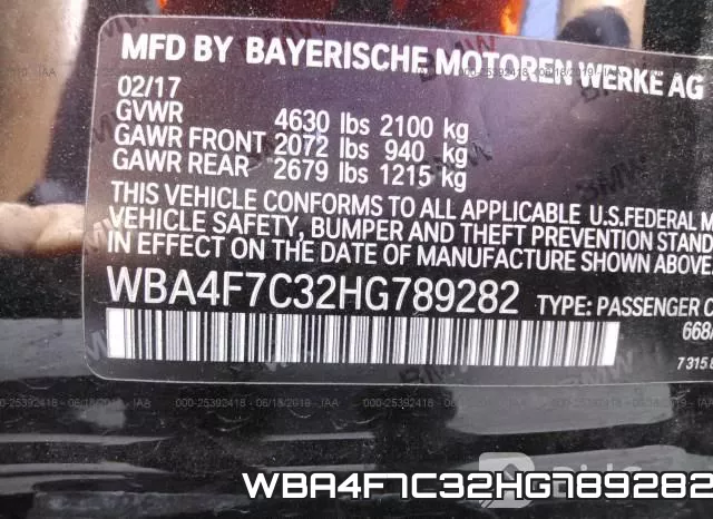 WBA4F7C32HG789282 фото 10