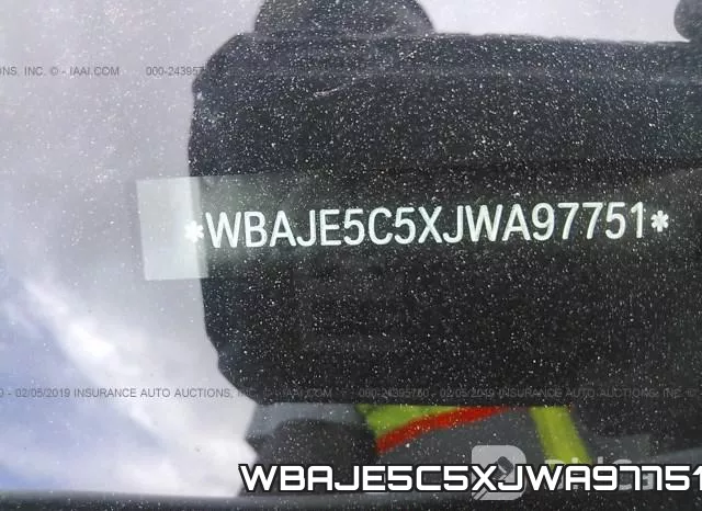 WBAJE5C5XJWA97751 фото 10