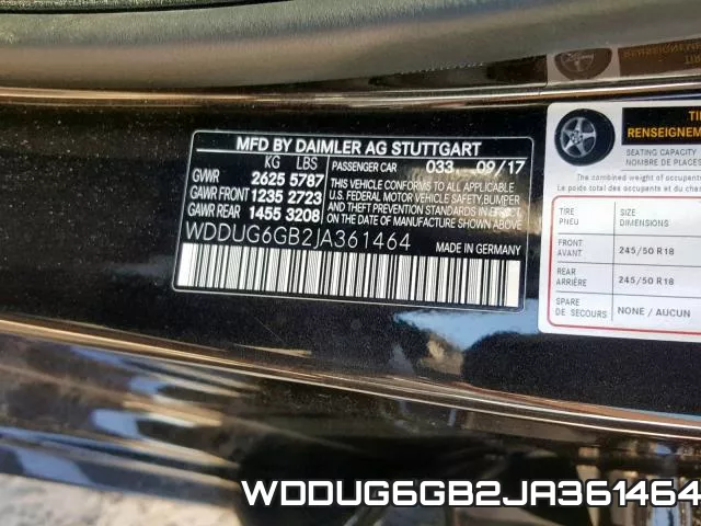 WDDUG6GB2JA361464 фото 2