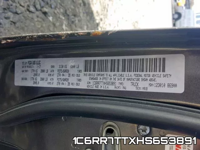 1C6RR7TTXHS653891 фото 2